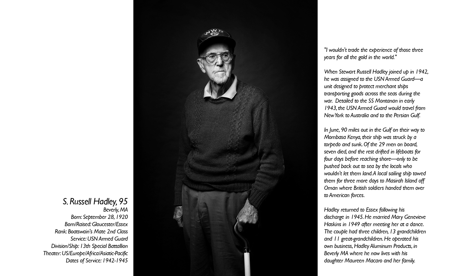 Russell Hadley  WWII Veteran  • Jason Grow Photography