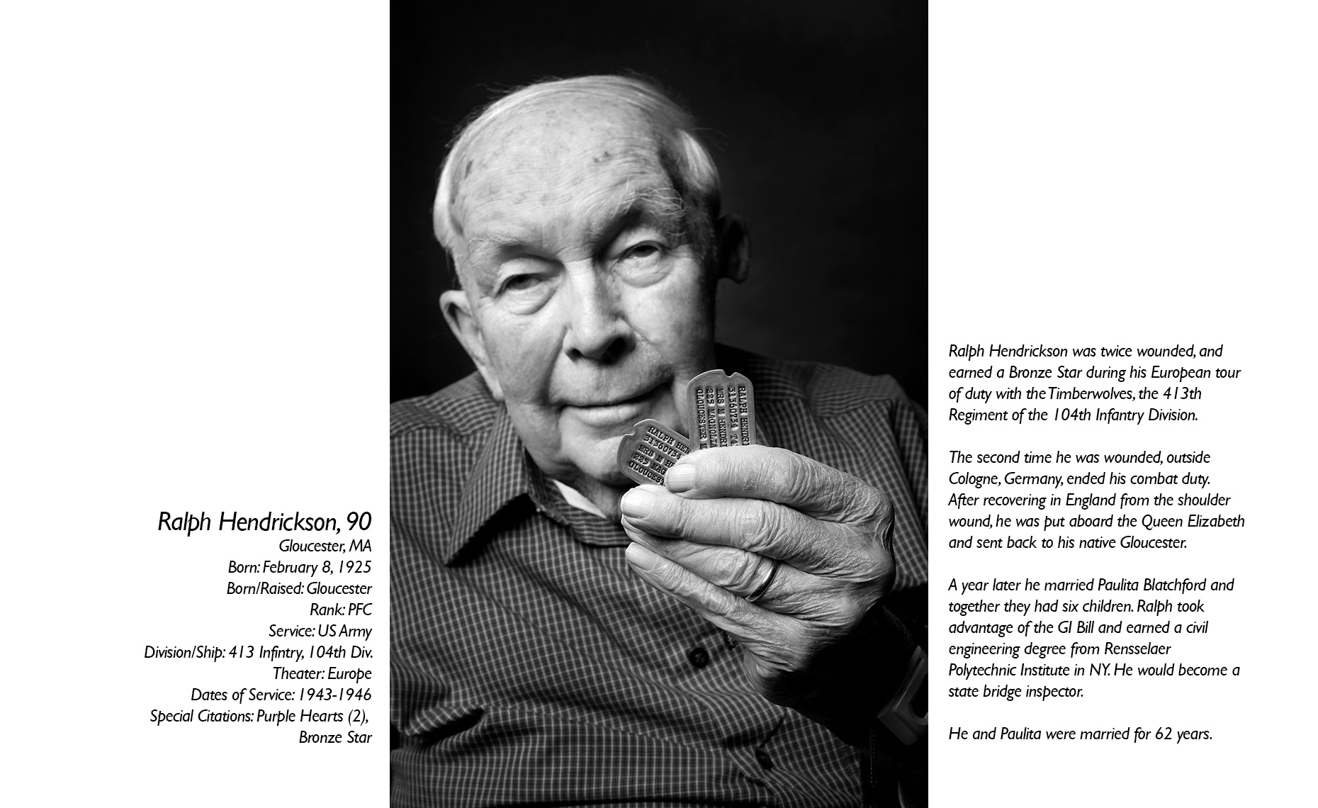 Ralph Hendrickson  WWII Veteran  • Jason Grow Photography