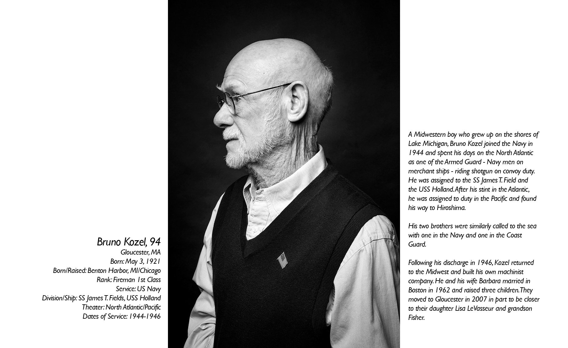 Bruno Kozel  WWII Veteran  • Jason Grow Photography