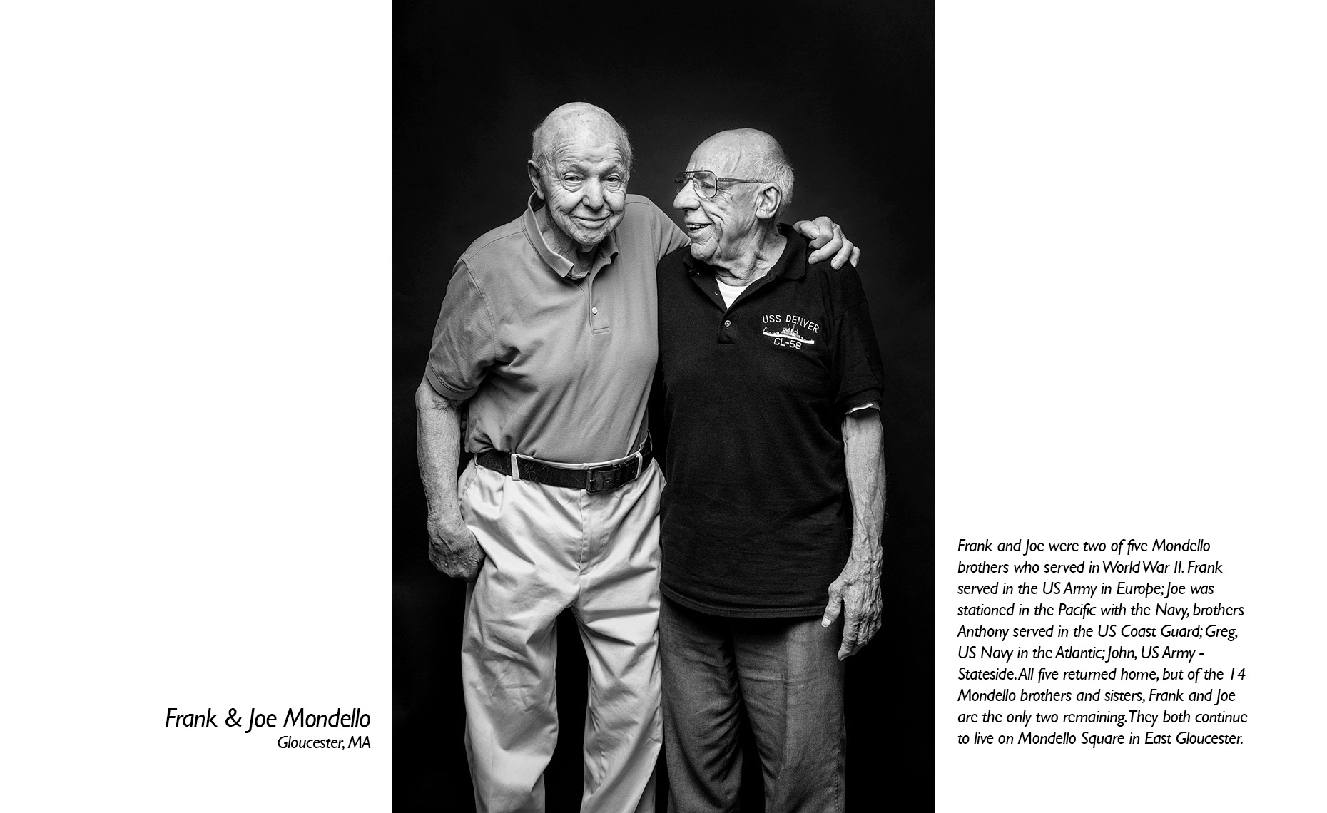 Frank & Joe Mondello  WWII Veteran  • Jason Grow Photography