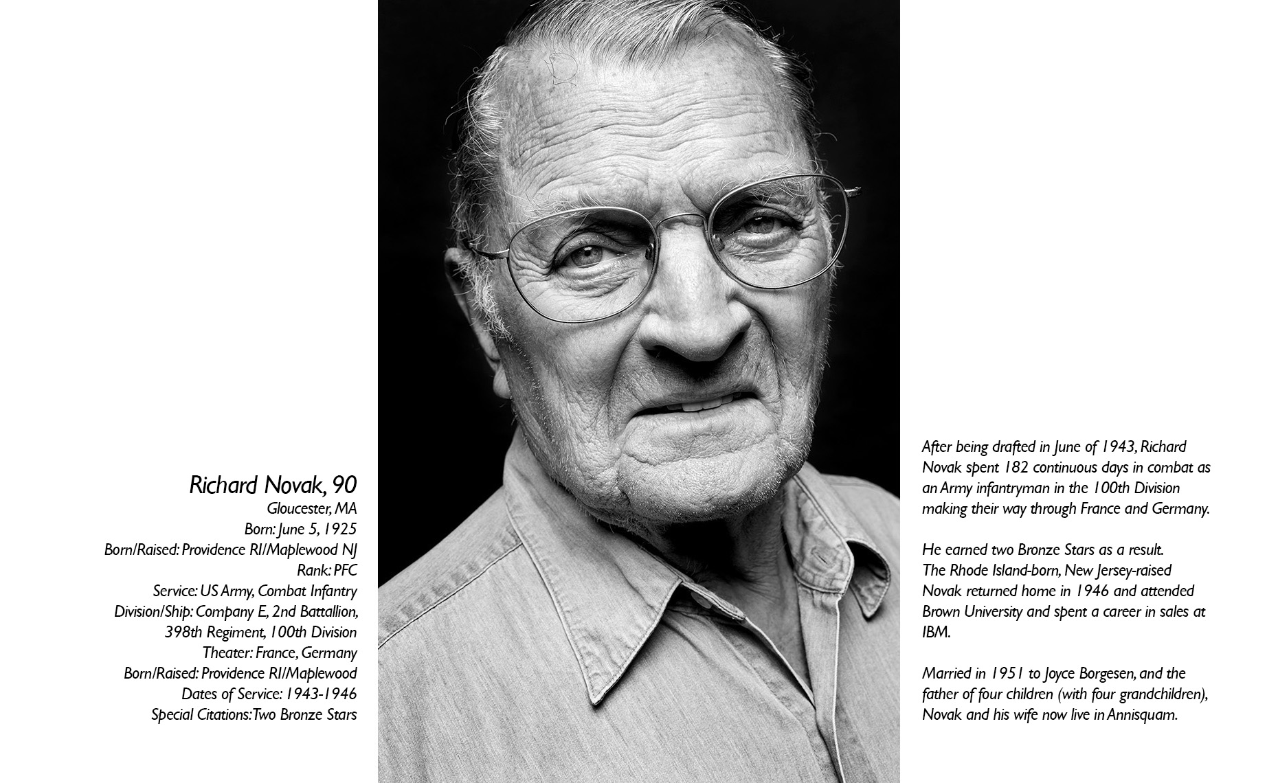 Richard Novak  WWII Veteran  • Jason Grow Photography