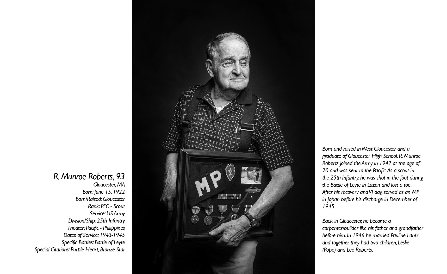 R. Munroe Roberts  WWII Veteran  • Jason Grow Photography