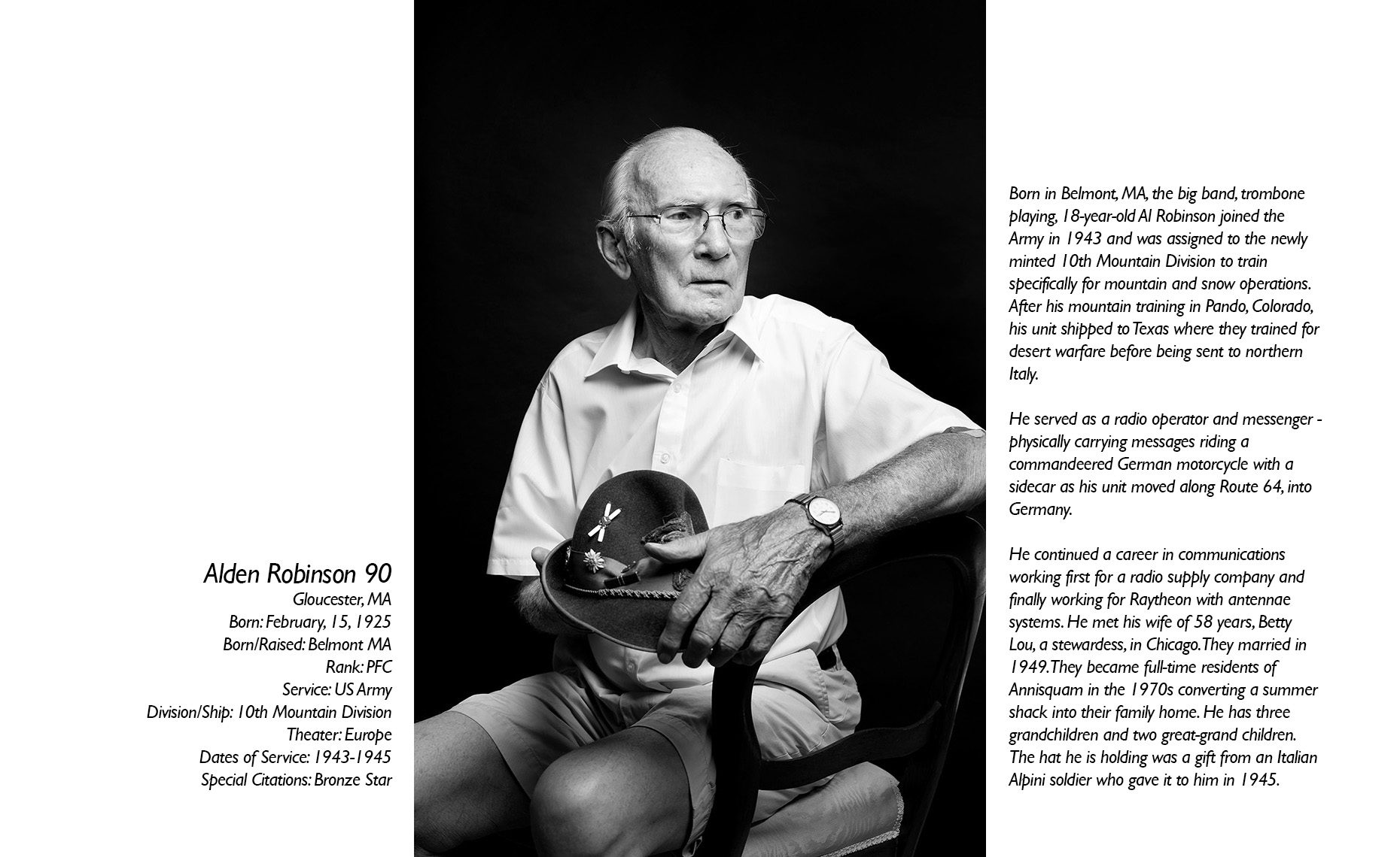 Alden Robinson  WWII Veteran  • Jason Grow Photography