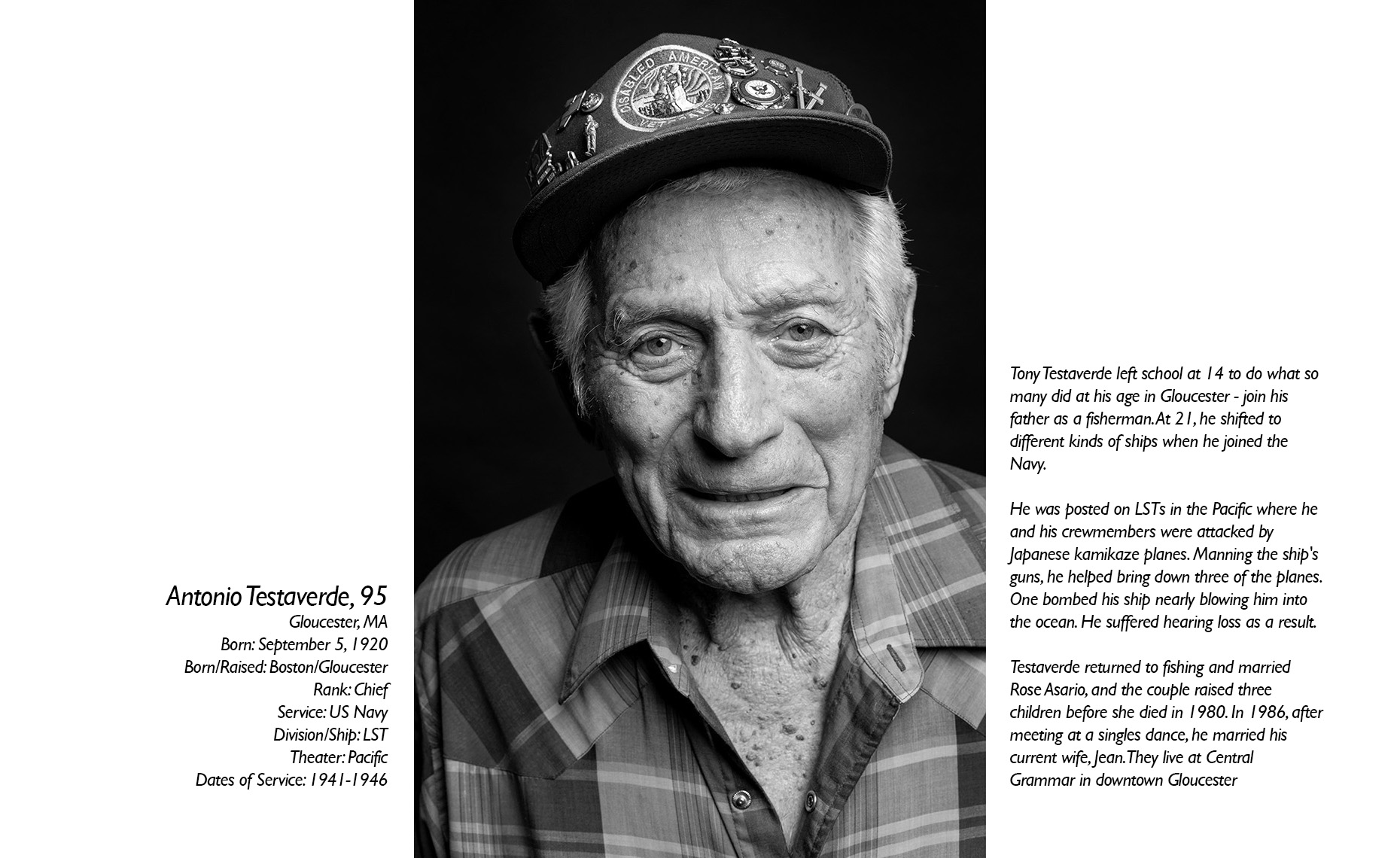Antonio Testaverde  WWII Veteran  • Jason Grow Photography