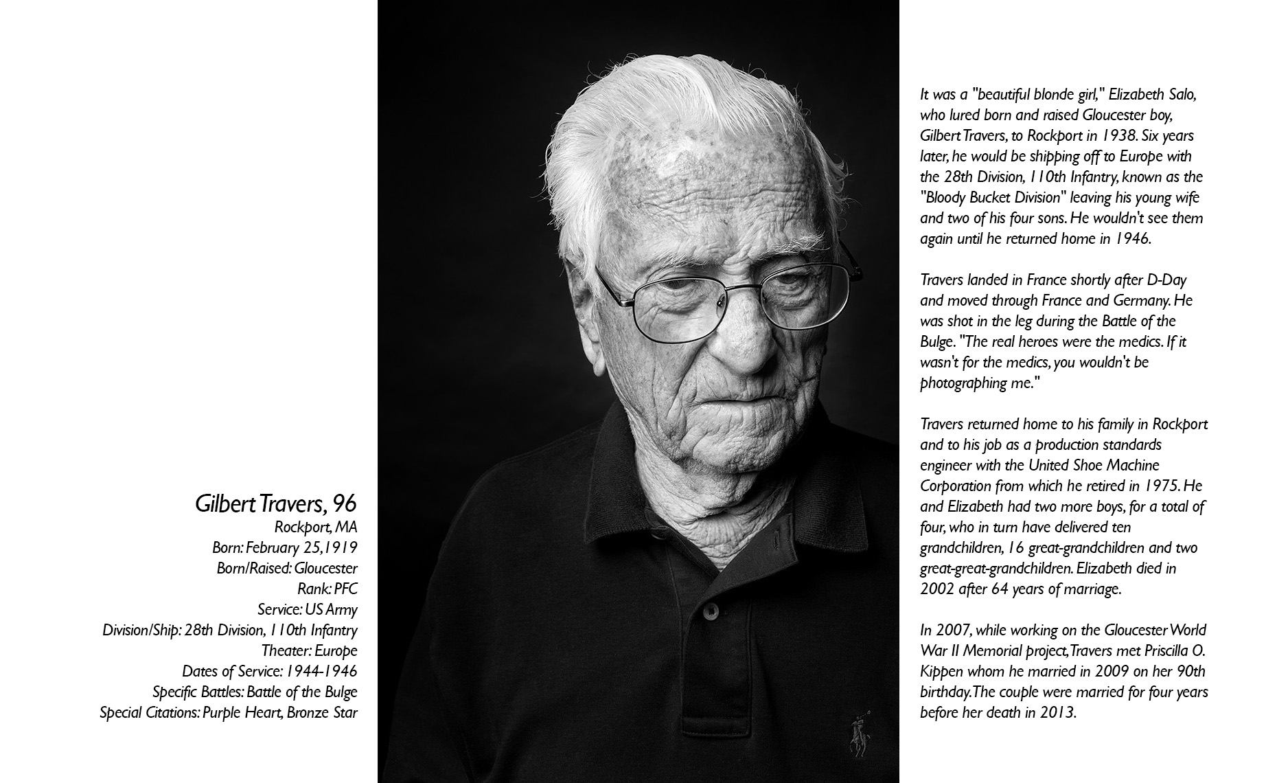 Gil Travers  WWII Veteran  • Jason Grow Photography